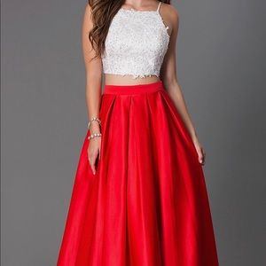 Two-Piece Prom Dress